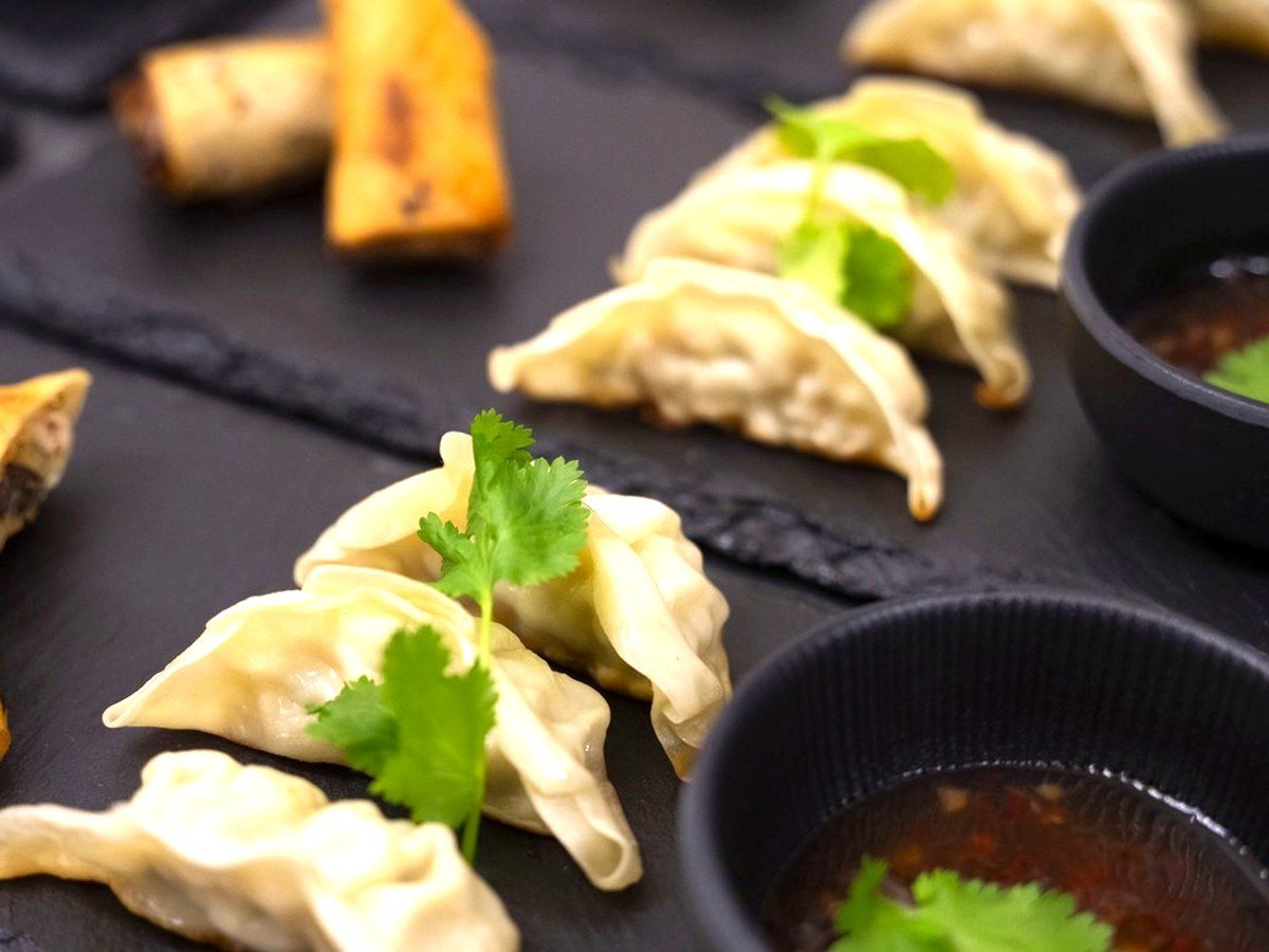 Spring rolls & gyoza